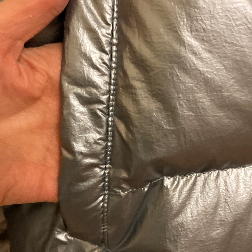 Noize Women's Shiny Gray/SilverPuffer Jacket - Picture 3 of 13
